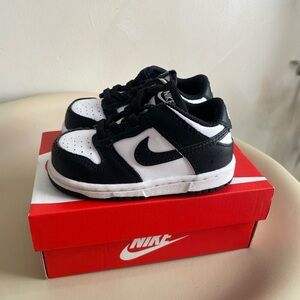 Nike Kids Black and White Sneakers